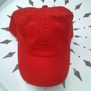 NWT! Levi's red ball cap
